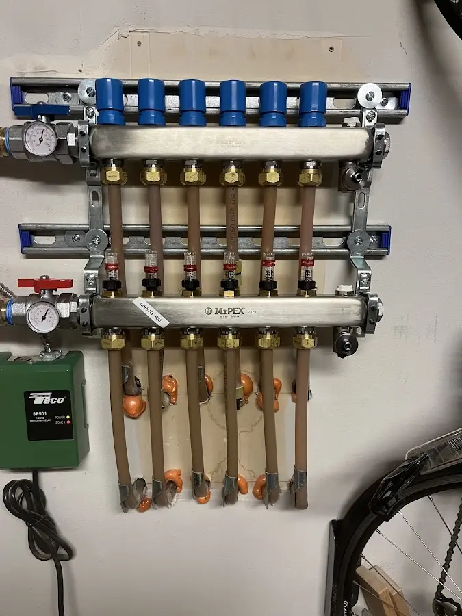 Plumber performing Gas Line Installation at a residential property in Belton